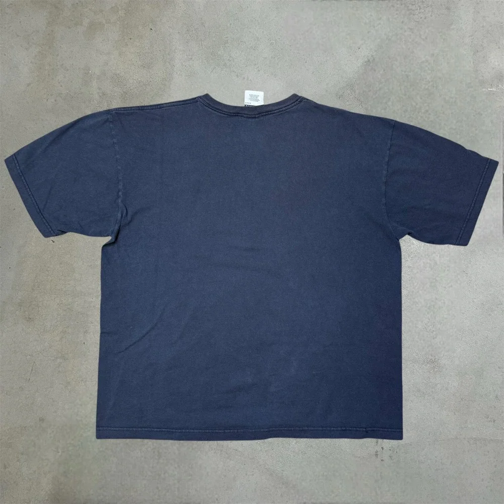 Vintage 90s Tommy Hilfiger T-Shirt Mens XL Navy Surf Beach Patrol made in usa